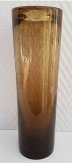 Vaas, zwaar, Verrerie de Bendor, mondgeblazen 23 cm, Antiek en Kunst, Antiek | Glas en Kristal, Ophalen of Verzenden