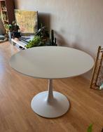 Witte ronde tafel | 100 cm, Ophalen, Gebruikt, Rond, Vier personen