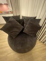 Poef, Huis en Inrichting, Ophalen of Verzenden, Zo goed als nieuw, Rond, Minder dan 50 cm
