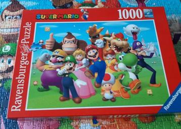 Super Mario Puzzel - 1000 Stukjes Ravensburger beschikbaar voor biedingen