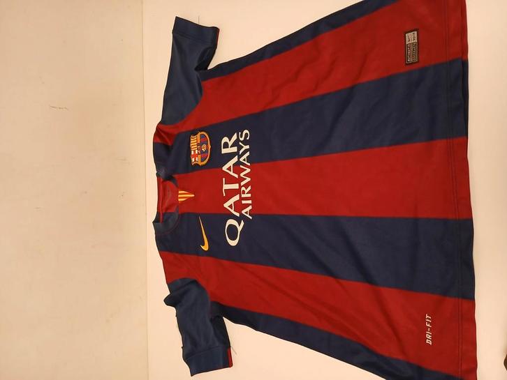 Thuisshirt Nike fc Barcelona 2014/2015 messi, Sport en Fitness, Voetbal, Gebruikt, Shirt, Ophalen of Verzenden