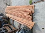 Partij 19 st hardhout beschoeiing planken 350x20 cm bezorgen, Tuin en Terras, Palen, Balken en Planken, Ophalen, Planken, Nieuw