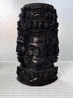 Khmer Boeddha Brahma Cambodja Beeld Houtsnijwerk, Antiek en Kunst, Ophalen of Verzenden