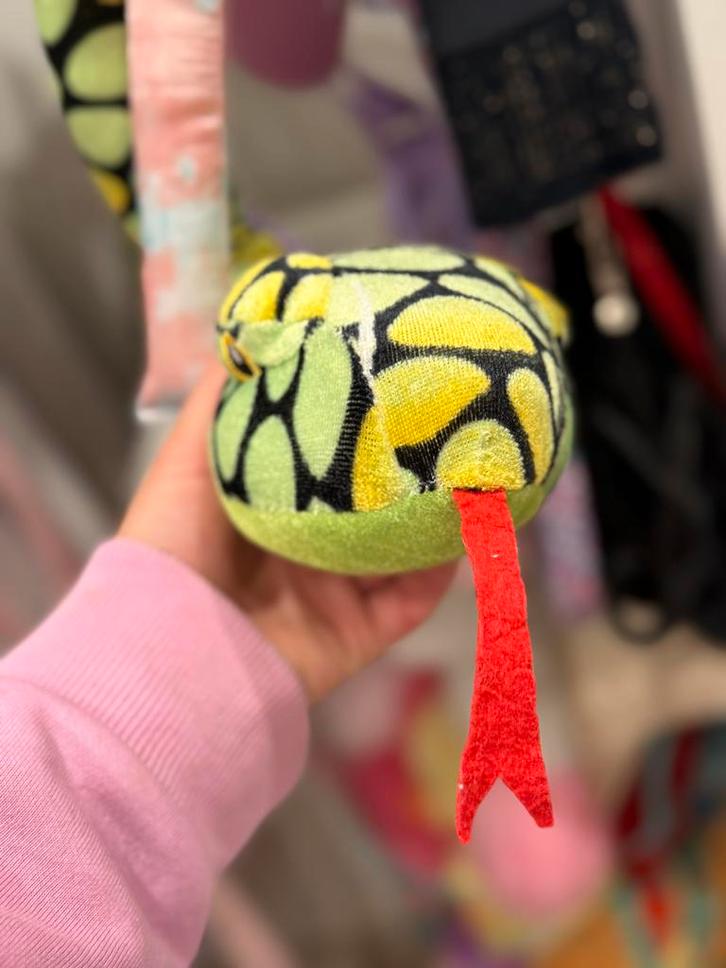 Slang Knuffel - Leuk en Zacht!, Kinderen en Baby's, Speelgoed | Knuffels en Pluche, Zo goed als nieuw, Overige typen, Ophalen of Verzenden