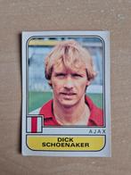 Panini Voetbal 82 Dick Schoenaker Ajax, Ophalen of Verzenden, Zo goed als nieuw, Ajax, Poster, Plaatje of Sticker