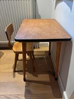 Vintage Schilte schooltafeltje met stoel uit 1979, Ophalen, Gebruikt, Tafel(s) en Stoel(en)