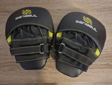 Sanabul bokspads / focus mitts – zwart/geel
 beschikbaar voor biedingen