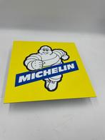 Reclamebord Michelin logo 40x40cm aluminium, Verzenden, Nieuw, Reclamebord