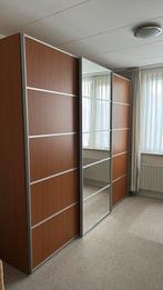 Kledingkast met schuifdeuren (inclusief spiegel), Huis en Inrichting, Kasten | Kledingkasten, Ophalen, Zo goed als nieuw, 50 tot 75 cm