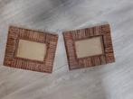 2 x foto lijstje - bruin slangenhuid motief - 25 x 30 cm., Ophalen of Verzenden, Zo goed als nieuw, Minder dan 50 cm, Minder dan 50 cm