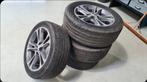 17 inch Ford velgen met banden. Mustang, etc., Auto-onderdelen, Banden en Velgen, Ophalen, 17 inch, Band(en), Zomerbanden