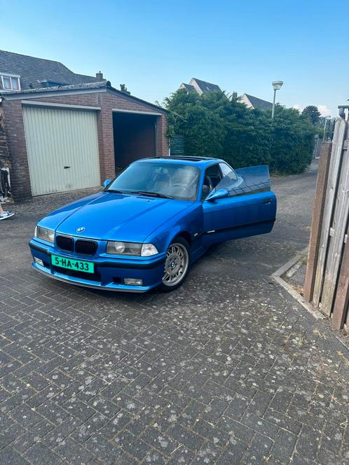 BMW M3 Evo 3.2 e36, Auto's, BMW, Particulier, 3-Serie, Benzine, Coupé, Handgeschakeld, Blauw, Zwart, Leder, Achterwielaandrijving