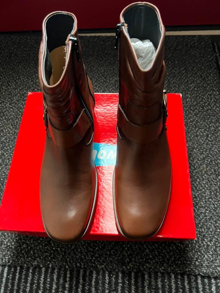 Nieuwe leren laarsjes Wolky maat 37, Kleding | Dames, Schoenen, Nieuw, Lage of Enkellaarzen, Bruin, Ophalen of Verzenden