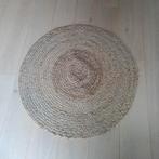 Vloerkleed jute rond 80cm, Ophalen, Zo goed als nieuw, Bord