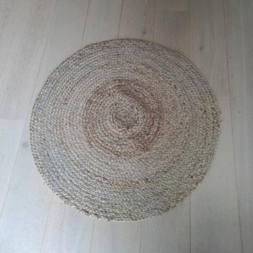 Vloerkleed jute rond 80cm beschikbaar voor biedingen