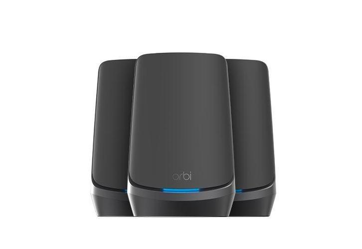 Netgear Orbi RBKE963 - Mesh WiFi - AXE11000 - 3-Pack - Zwart, Computers en Software, WiFi-versterkers, Zo goed als nieuw, Ophalen of Verzenden