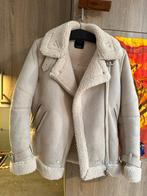 Lammy coat pilotenjas, Kleding | Dames, Jassen | Winter, Zo goed als nieuw, Maat 36 (S), Grijs, Bershka