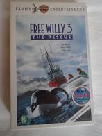 videoband Free Willy 3 the rescue AL Nederlands ondertiteld., Gebruikt, Alle leeftijden, Kinderprogramma's en -films, Overige typen