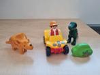 Playmobil 1,2,3: Dino-onderzoeker Met Quad (9120), Ophalen, Zo goed als nieuw, Complete set