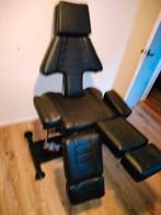 Tattoo stoel, Ophalen, Zwart, Leer, Zo goed als nieuw