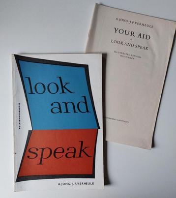Vintage boeken Engels leren  beschikbaar voor biedingen