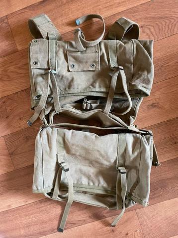 Originele US WWII M1941 Haversack & Knapsack USMC