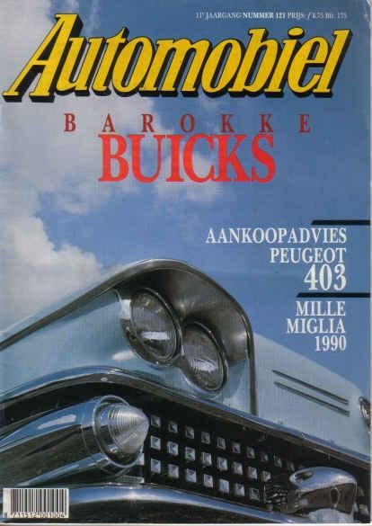Automobiel 121 1990: Peugeot 403 - Citroen ELV - Iso Rivolta, Ophalen of Verzenden, Gelezen, Algemeen