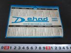 sticker kalender 1984 EHAD helmond voor al uw reizen, Ophalen, Zo goed als nieuw, Bedrijf of Vereniging