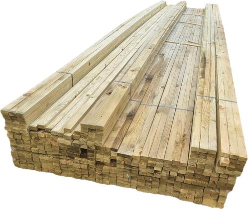 Geïmpregneerde Latten – 1.8 x 3.0 cm – €0,50 p/m, Tuin en Terras, Palen, Balken en Planken, Nieuw, Planken, Minder dan 180 cm
