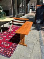 SALE: nog 4x oude schoolbanken, vintage houten bankjes, Ophalen