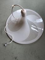 Grote Vintage swirle heksenhoed hanglamp, Huis en Inrichting, Lampen | Hanglampen, Kunststof, Gebruikt, Ophalen of Verzenden, Vintage, mid centrury
