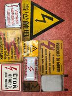 Collectie borden hoogspanning, Ophalen, Voorwerp of Figuurtje