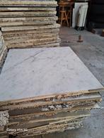 Partij Carrara Marmer - ca. 200 stuks, Doe-het-zelf en Verbouw, Tegels, Ophalen, Gebruikt, 40 tot 60 cm, Overige typen