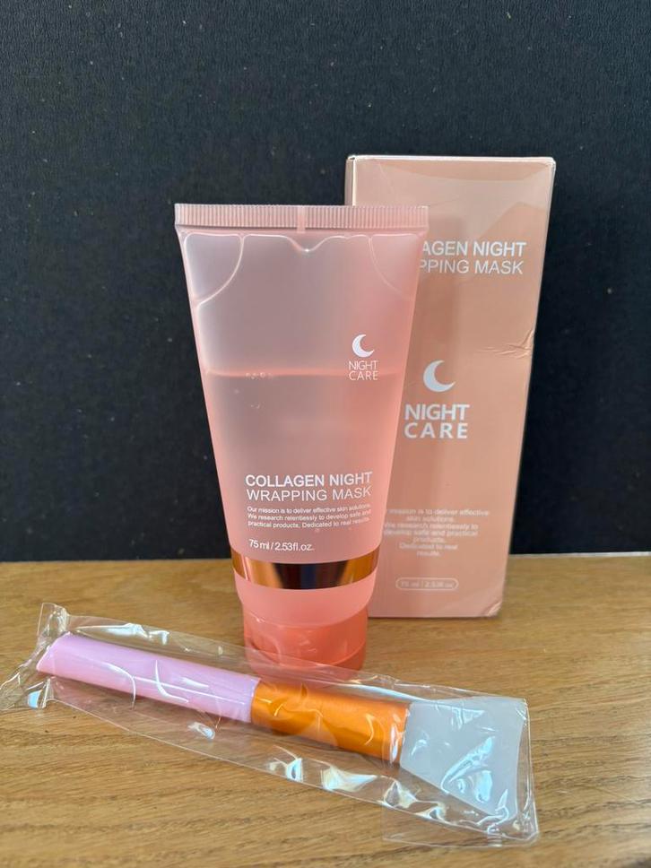 Super fijn collageen masker nu voor maar 10,00! 🧡🩷🧡, Sieraden, Tassen en Uiterlijk, Uiterlijk | Gezichtsverzorging, Nieuw, Gehele gezicht