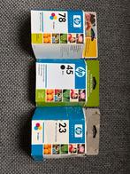 HP Cartridges - 78, 45, 23 - Inktpatronen, Computers en Software, Printerbenodigdheden, Ophalen of Verzenden, Gebruikt, Cartridge