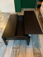 Ikea salon opberg tafel 115x70x41 zwart, Ophalen, 100 tot 150 cm, 50 tot 100 cm, Zo goed als nieuw