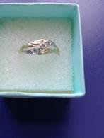 Gouden Ring 585 Juweliers Keur erin, Sieraden, Tassen en Uiterlijk, Verzenden, Zo goed als nieuw, 17 tot 18, Dame