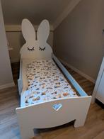 Peuterbed 70x160 met matras en bedlade, Ophalen, 70 tot 85 cm, Zo goed als nieuw, Matras