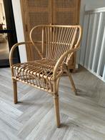 Rotan Stoel - Bohemian Stijl, Huis en Inrichting, Stoelen, Ophalen, Bruin, Riet of Rotan, Zo goed als nieuw
