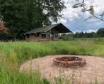 Safaritent XL volledig vrij gelegen op natuur erf, 2 slaapkamers, Gelderland en Veluwe, Aan meer of rivier, 6 personen