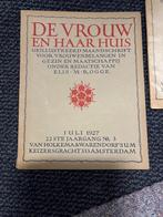 Tijdschrift De vrouw en haar huis; 1927, Verzamelen, Tijdschriften, Kranten en Knipsels, Ophalen of Verzenden, 1920 tot 1940, Nederland
