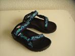 TEVA  jongens sandalen,  maat 23,  blauw,  draakjes logo, Jongen, Overige typen, Gebruikt, Teva