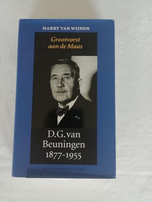 D.G. van Beuningen 1877 - 1955  Grootvorst aan de Maas R'dam, Boeken, Biografieën, Zo goed als nieuw, Overige, Verzenden