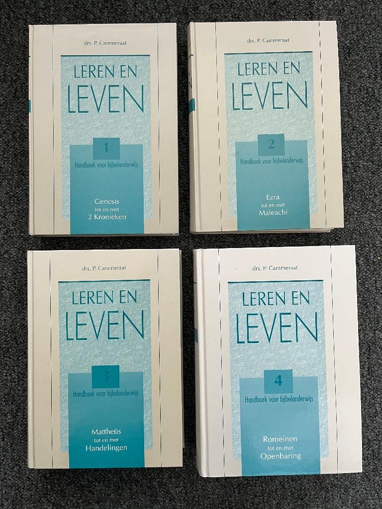 Leren en Leven - 4 delen compleet, Ophalen of Verzenden, Zo goed als nieuw, Christendom | Protestants