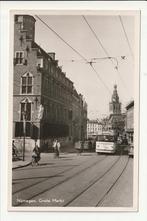 NIJMEGEN GROTE MARKT STADHUIS SINT STEVENSTOREN TROLLEYBUS, Ophalen of Verzenden, 1940 tot 1960, Ongelopen, Gelderland