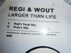 Regi & Wout – Larger Than Life. 2006. Promo Trance Hardstyle, Ophalen, Gebruikt, 12 inch, Techno of Trance