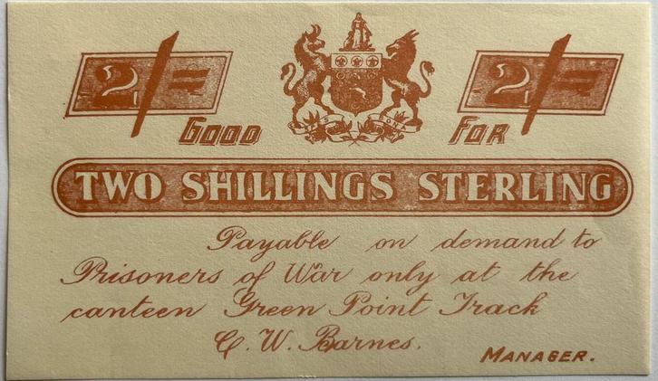 Zuid-Afrika twee shilling POW kampgeld boerenoorlogen UNC, Postzegels en Munten, Bankbiljetten | Afrika, Los biljet, Zuid-Afrika