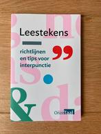 Leestekens - Richtlijnen en tips voor interpunctie, Ophalen of Verzenden, Zo goed als nieuw, Taaladviesdienst Onze Taal