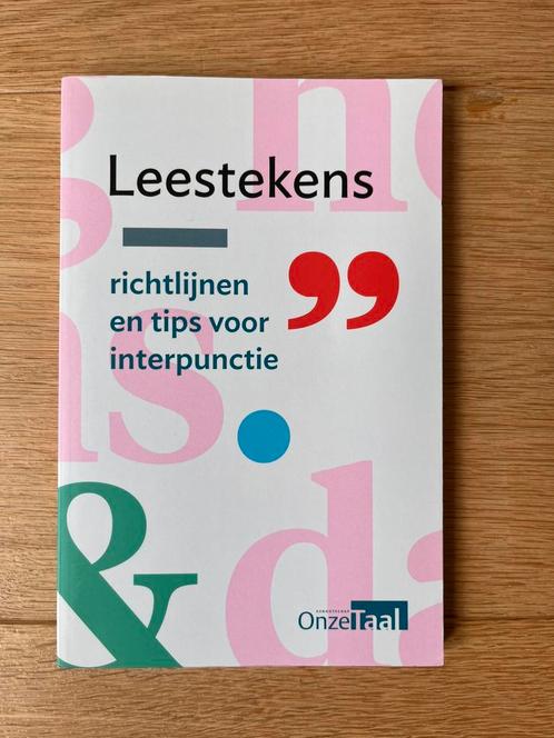 Leestekens - Richtlijnen en tips voor interpunctie, Boeken, Overige Boeken, Zo goed als nieuw, Ophalen of Verzenden