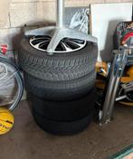 Polo 6r set 5x100 met wieldoppen, Auto-onderdelen, Banden en Velgen, Ophalen, 15 inch, Winterbanden, Banden en Velgen